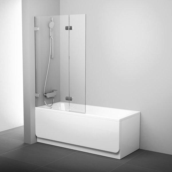Шторка для ванны Ravak BVS2- 100 L хром transparent фото