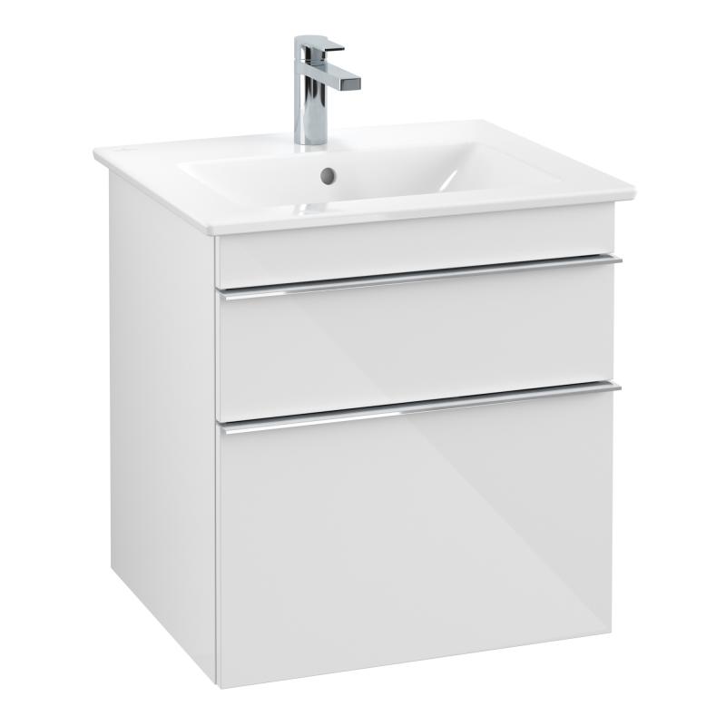 Тумба под умывальник Villeroy&Boch Venticello 55,3x59x47,7 белый глянец (A92301DH) фото