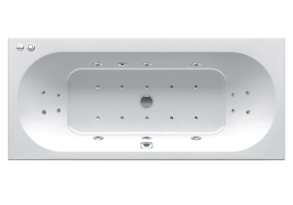 Гидромассажная ванна Ravak City Slim 180x80  Beauty Base белый (GMSR1688) фото