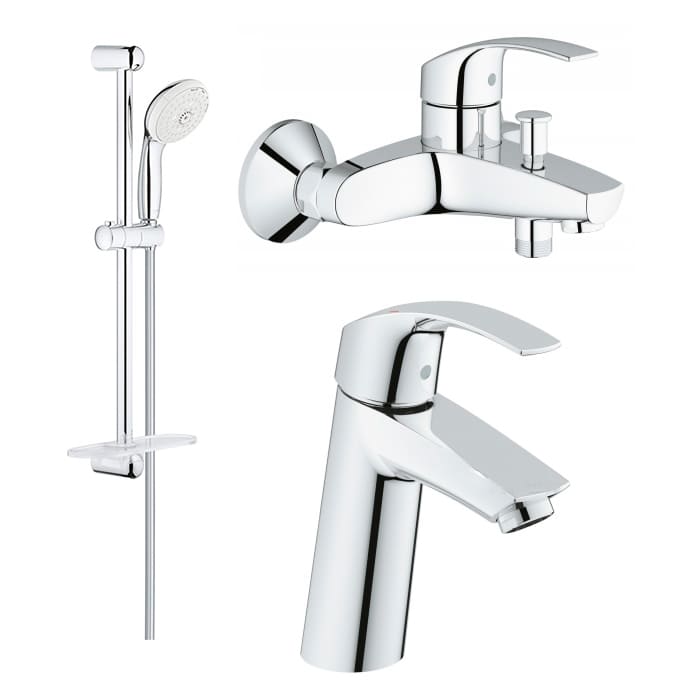 Набор смесителей для ванны Grohe Eurosmart (123246М) фото