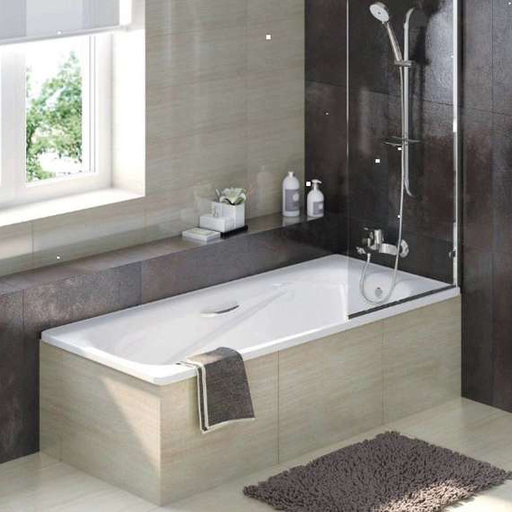 Ванна стальная Koller Pool Deline 170х75 + ручки + ножки (B75US200E+APMROS100+FRESH) фото