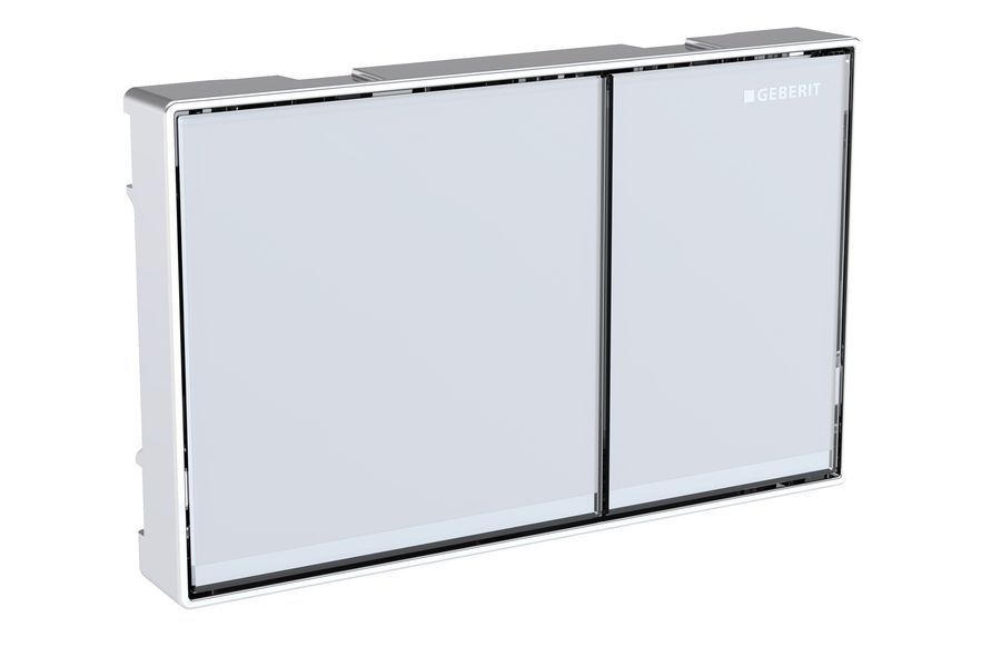 Клавиша смыва Geberit Omega 60 шлифованный хром (115.081.GH.1) фото