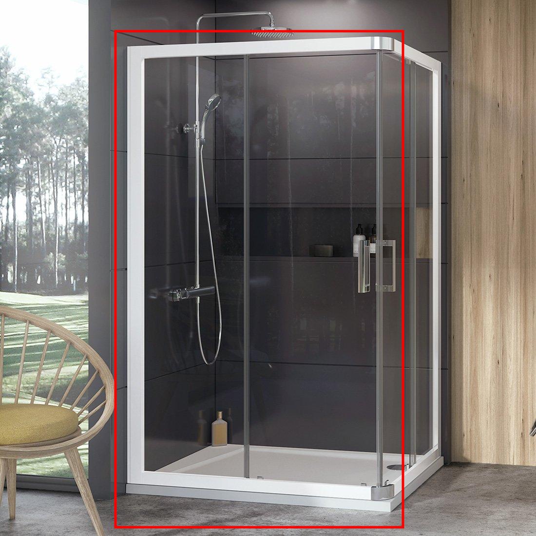 Элемент душевого уголка Ravak 10° 120 см 10RV2K-120 белый+transparent