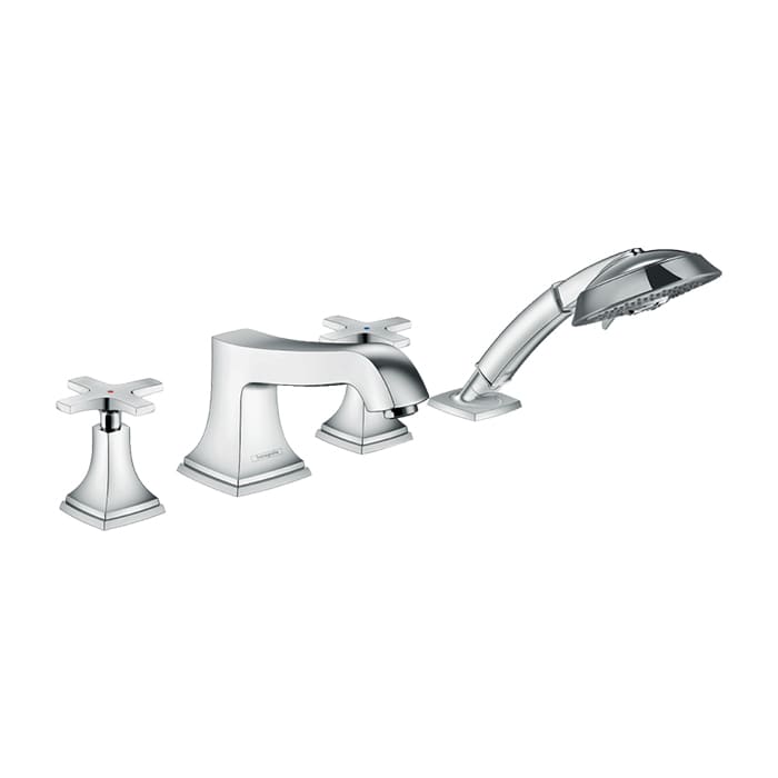 Смеситель для ванны Hansgrohe Metris Classic на 4 отверстия (31449000) фото