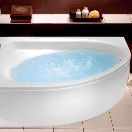 Ванна акриловая Kolo Spring 170х100 асимметричная левая + ножки + сифон (XWA307100G) фото