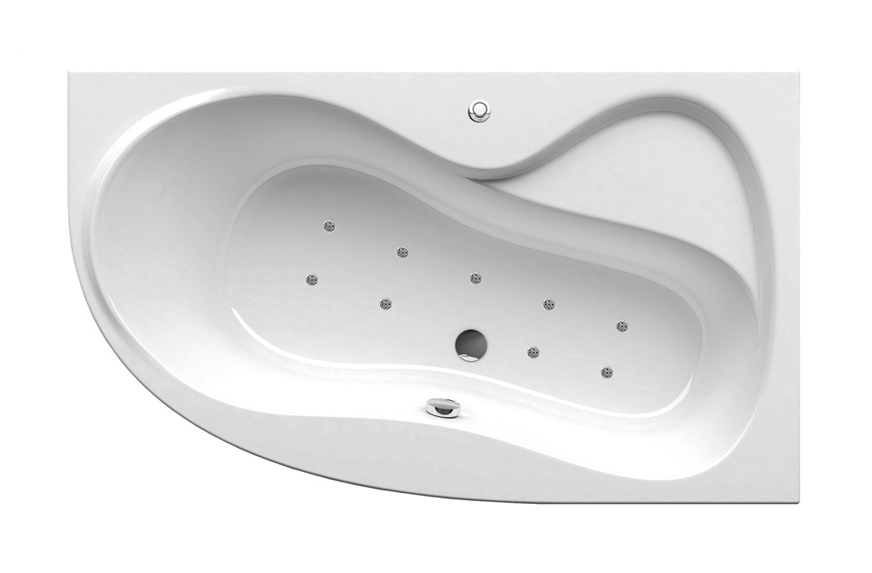 Гидромассажная ванна Ванна ROSA 95 R 160х95 Relax Base (GMSR1337) фото