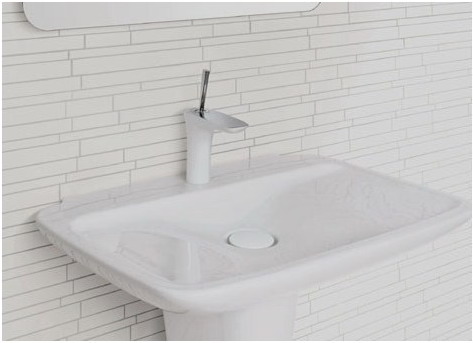 Умывальник Duravit Puravida 70x50 см белый без перелива (2700700000) фото