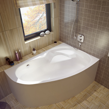 Ванна акриловая Koller Pool Karina 170х110 асимметричная левая (Karina 170X110L) фото