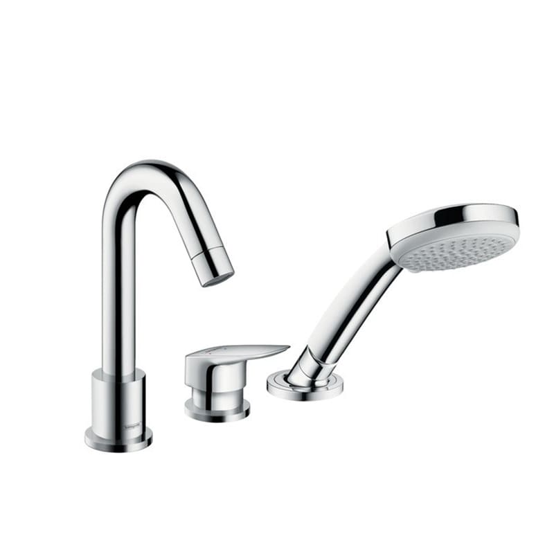 Наружная часть смесителя для ванны Hansgrohe Logis на 3 отверстия (71310000) фото