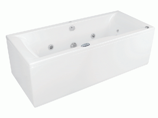 Гидромассажная акриловая ванна Pool Spa Sidney 170х75 прямоугольная + ножки (PHPNS10ST2C1960) фото