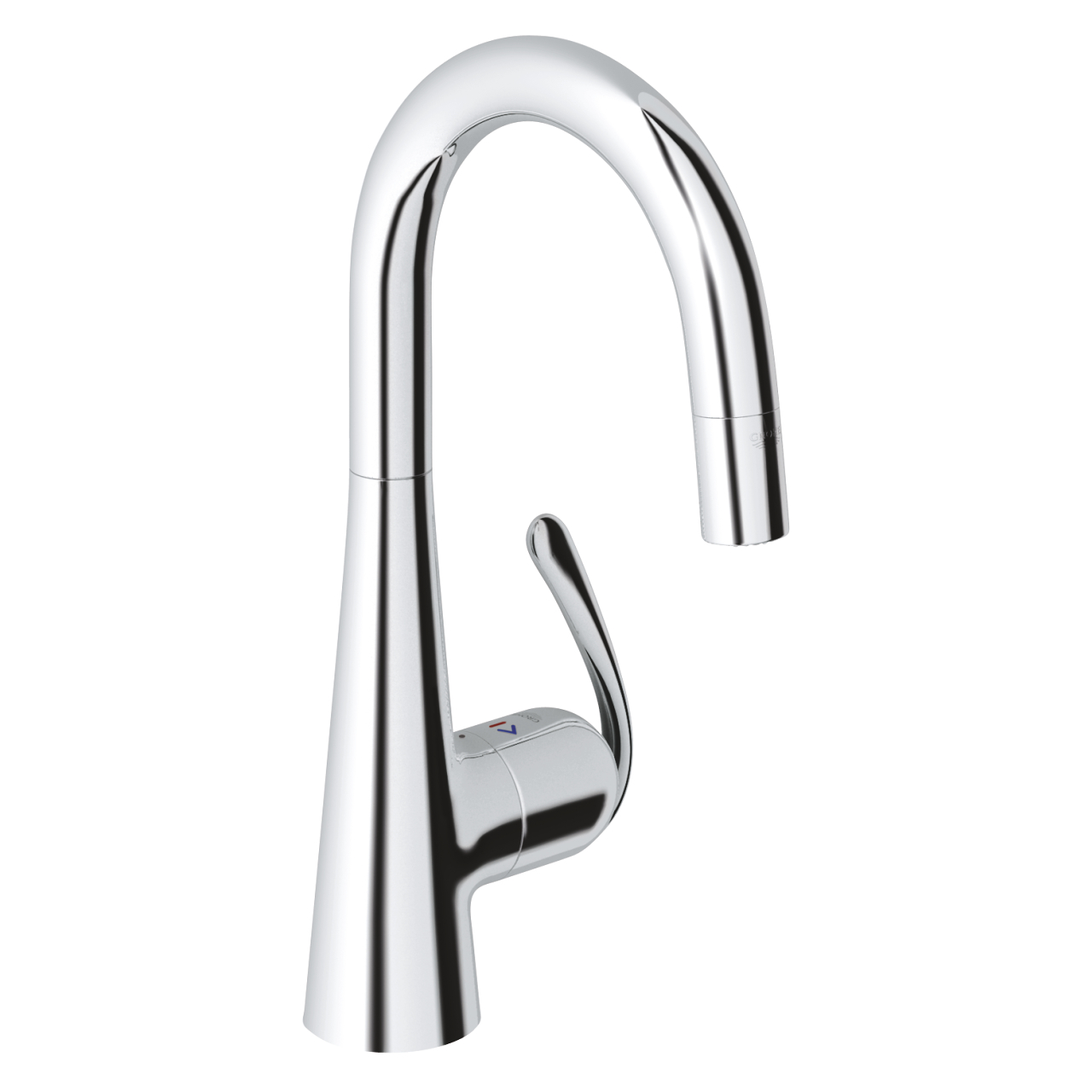 Смеситель кухонный Grohe Zedra выдвижной излив (32296000) фото