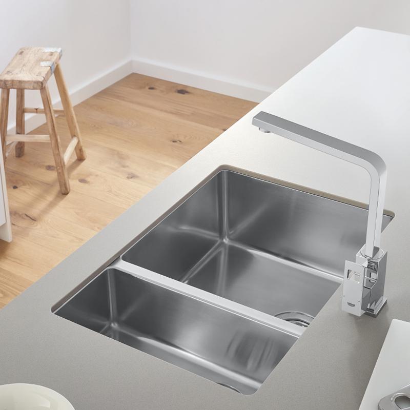 Кухонная мойка из нержавеющей стали Grohe K700U матовая (31575SD0) фото