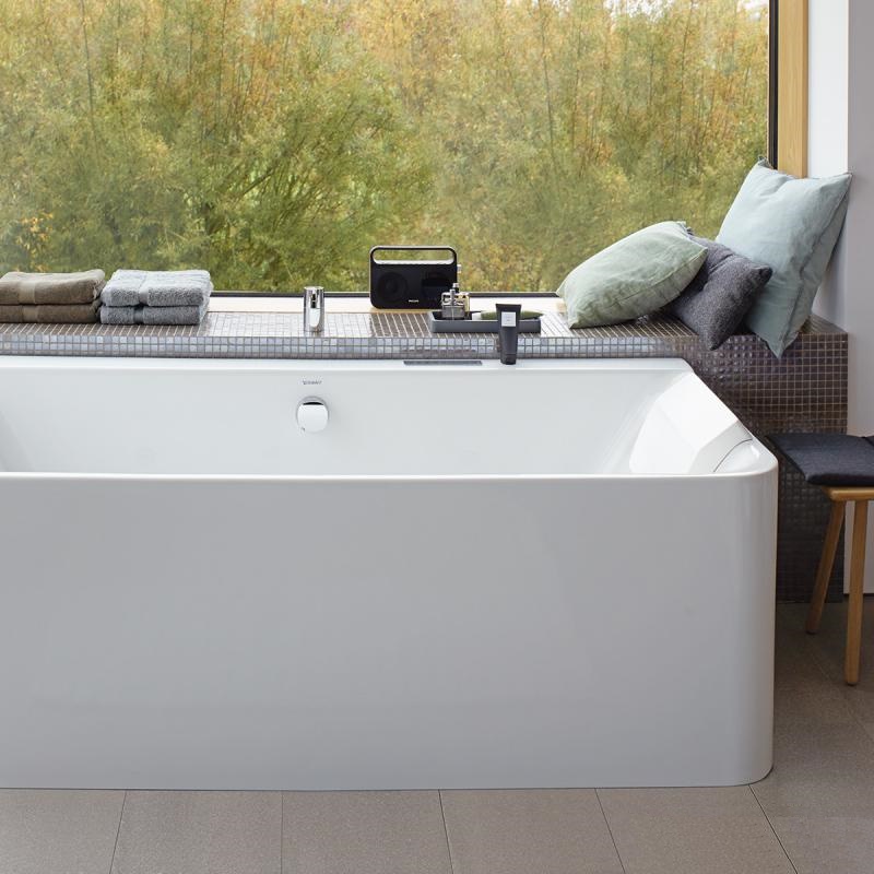 Ванна акриловая Duravit P3 Comforts 180х80 см с панелью (700379000000000) фото