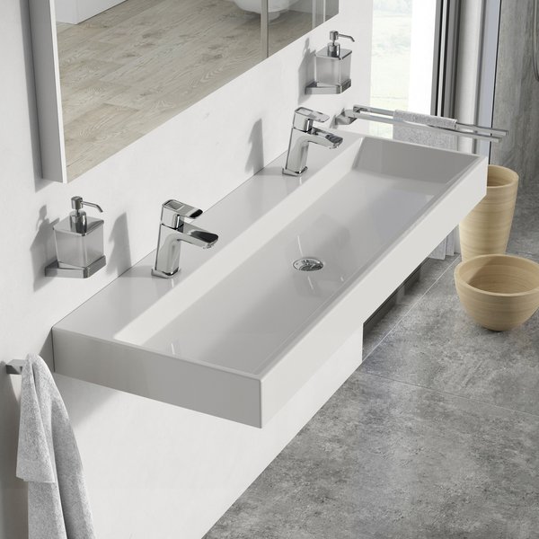 Умывальник Ravak Natural Duo 1200 с отверстиями без перелива