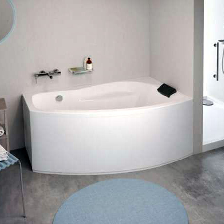 Ванна акриловая Pool Spa Nicole 150x90 асимметричная левая + ножки (PWANM10ZN000000) фото