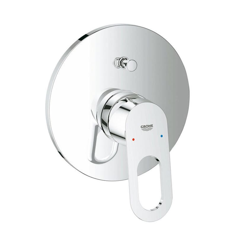 Смеситель для ванны Grohe BauLoop встраиваемый НЧ+ВЧ (29081000) фото