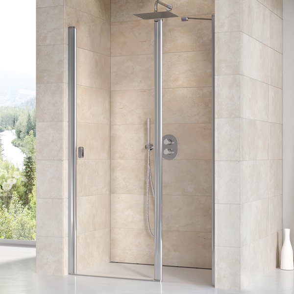 Душевые двери Ravak Chrome 120 см CSD2-120 полированный алюминий+transparent фото