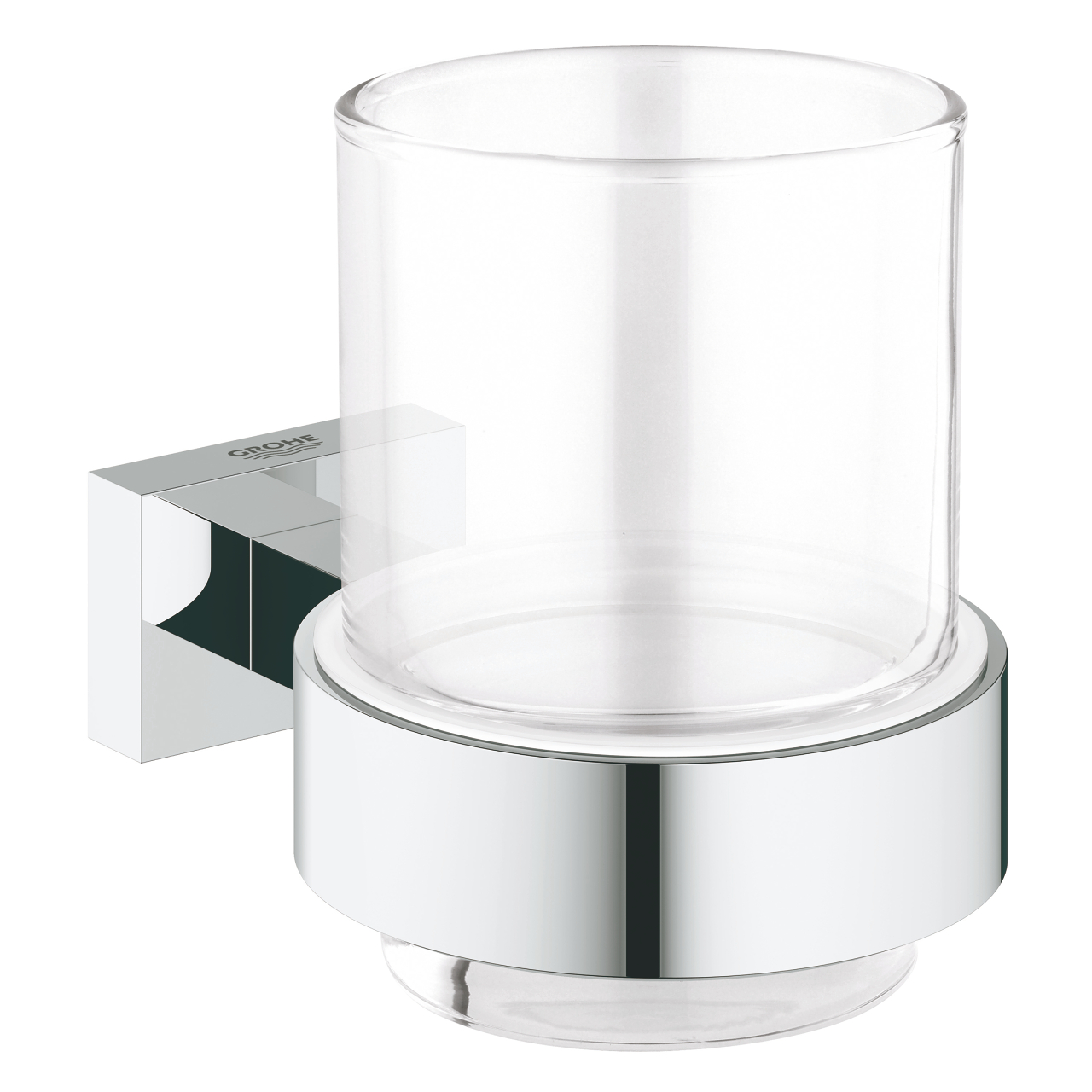 Стакан для зубных щеток Grohe Essentials Cube с держателем  (40755001) фото