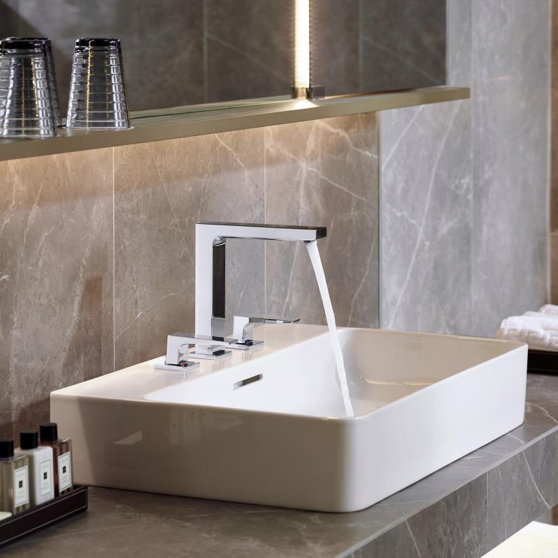 Смеситель для умывальника Hansgrohe Metropol 160 на 3 отверстия (32515000) фото