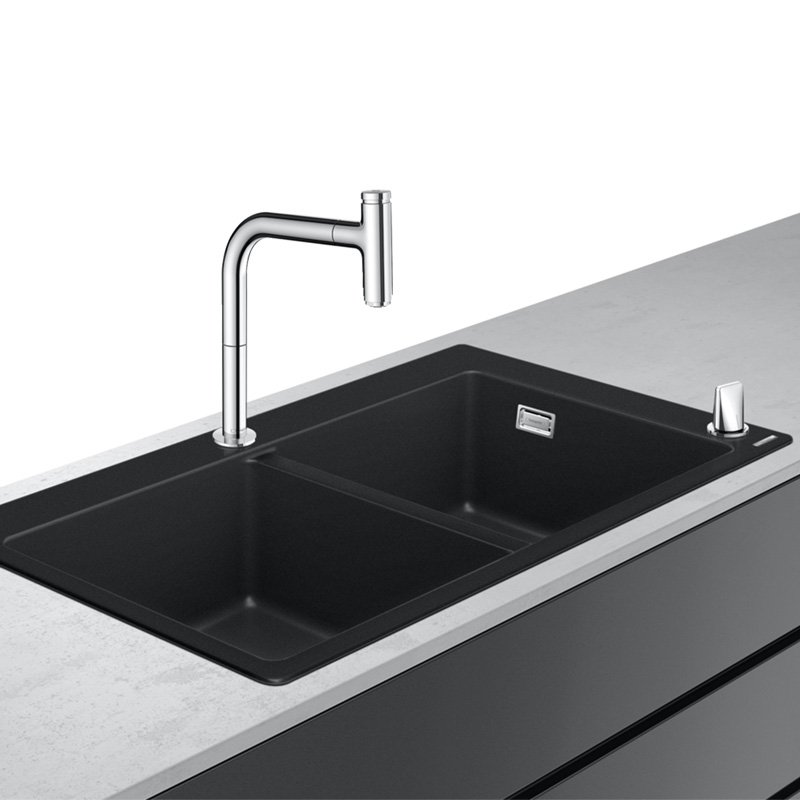 Кухонный комплект мойка со смесителем Hansgrohe C51-F770-10 (43221000) фото