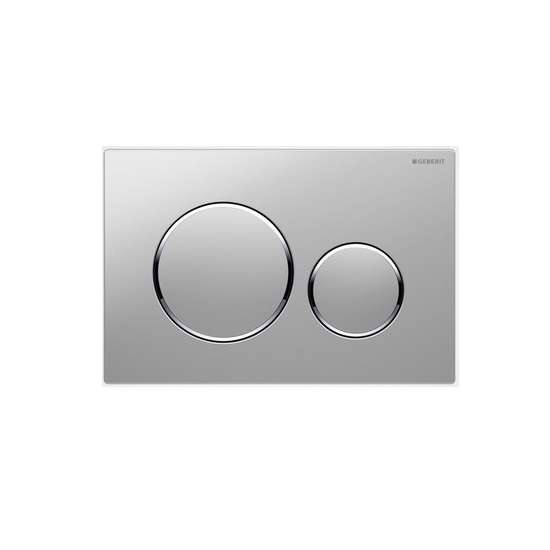 Клавиша смыва Geberit Sigma 20 матовый/хром (115.882.KN.1) фото