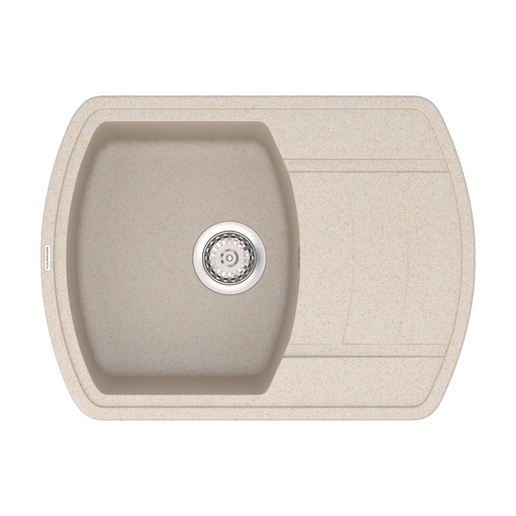 Кухонная мойка Vankor Norton NMP 02.67 Beige фото