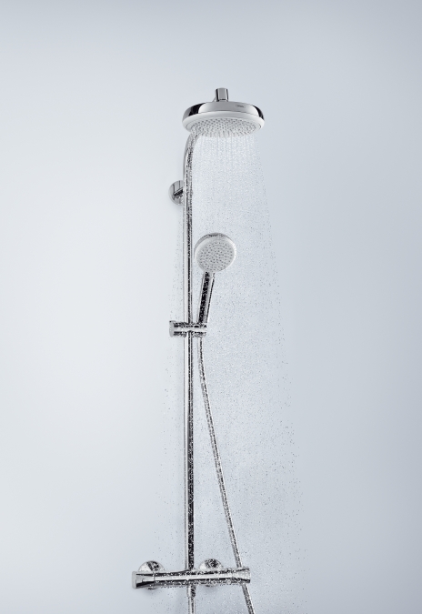 Душевая система Hansgrohe Crometta 160 1jet Showerpipe (27264400) фото