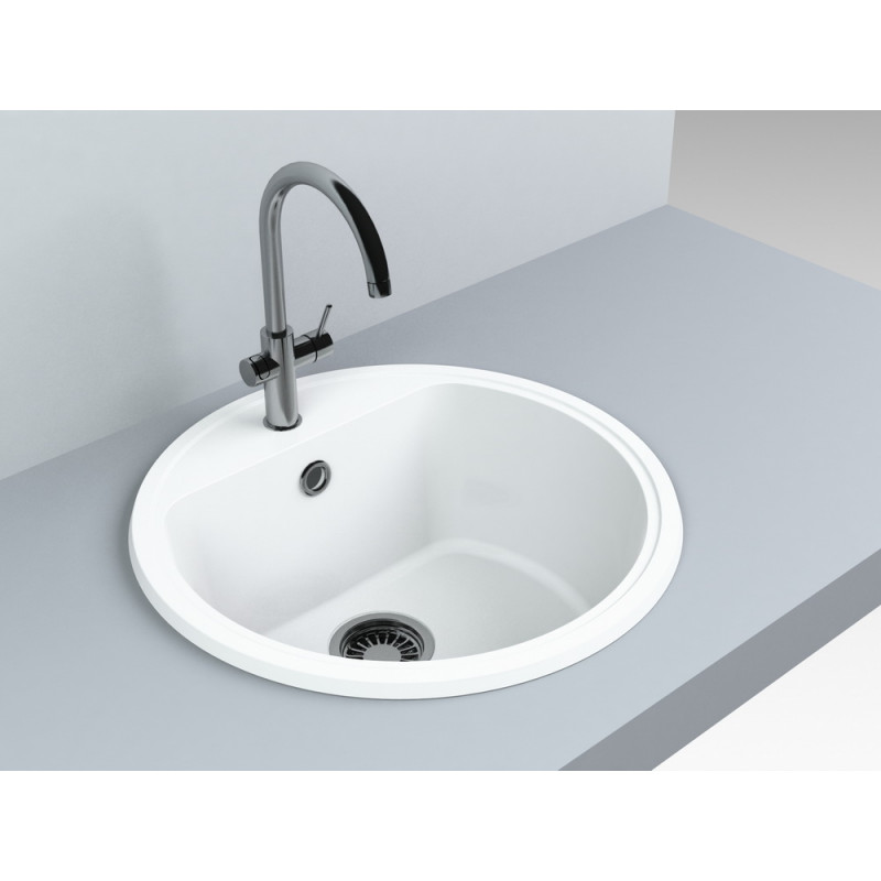 Кухонная мойка  MIRAGGIO Malibu White  (00208502) фото