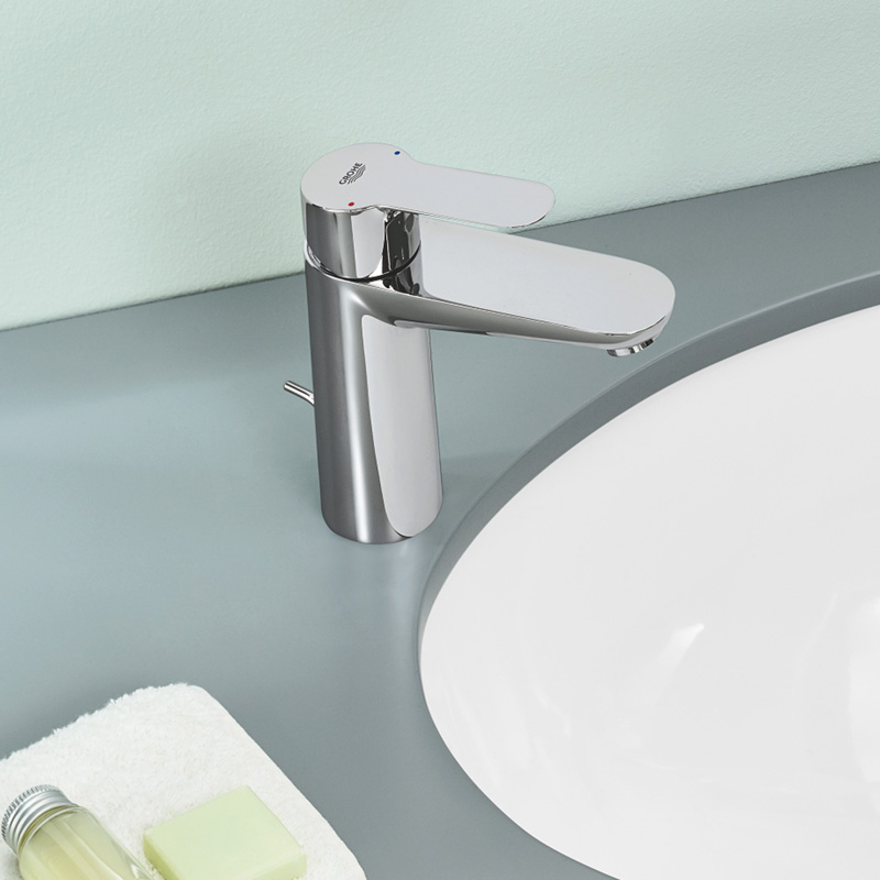 Смеситель для умывальника Grohe Bau Edge M(23758000) фото