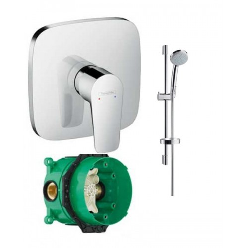 Душевой набор Hansgrohe Talis E хром (71765000+01800180+27772000) фото