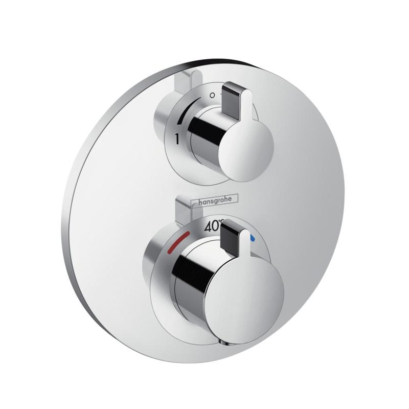 Смеситель для душа скрытого монтажа Hansgrohe Ecostat S термостатический (15758000) фото