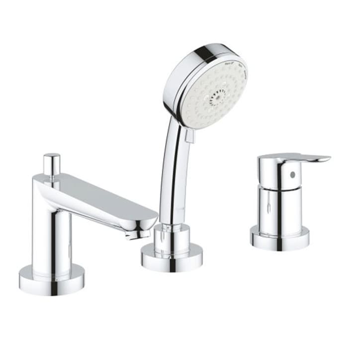 Смеситель для ванны Grohe BauEdge на 3 отверстия (2511700A) фото