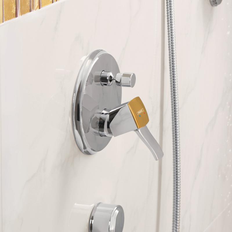 Наружная часть смесителя для ванны Hansgrohe Metropol Classic хром/золото (31345090) фото