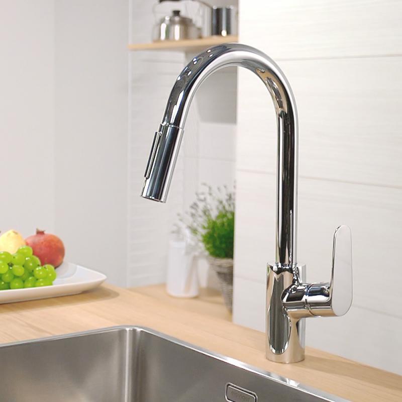 Кухонный смеситель Hansgrohe Focus M41 240 (73880000) фото