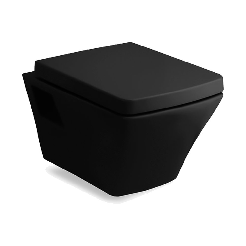 Унитаз подвесной Volle Teo black с крышкой Soft-Close (13-88-422black) фото