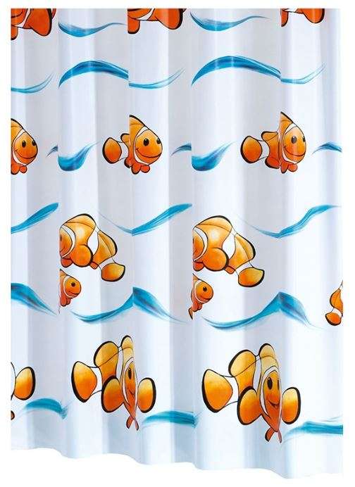 Шторка для ванной Ridder Chic Im Bad I Clown 180х200 эколен (333.84) фото