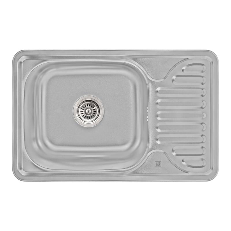 Кухонная мойка Lidz 6642 Micro Decor 0,8 мм (LIDZ664208MICDEC) фото