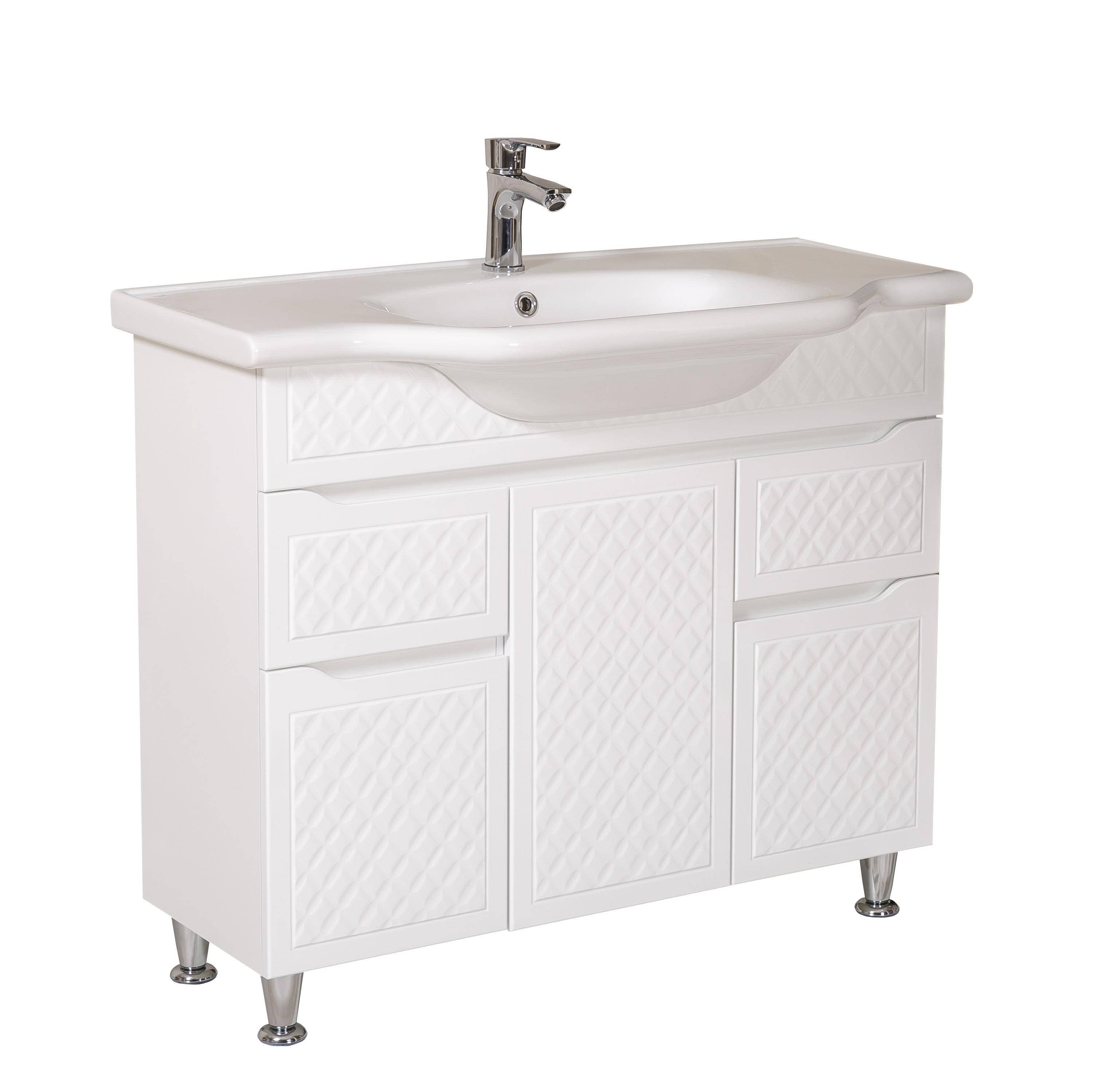 Умывальник Aqua Rodos New Klasik 100 см с тумбой Родор (АР0000408) фото