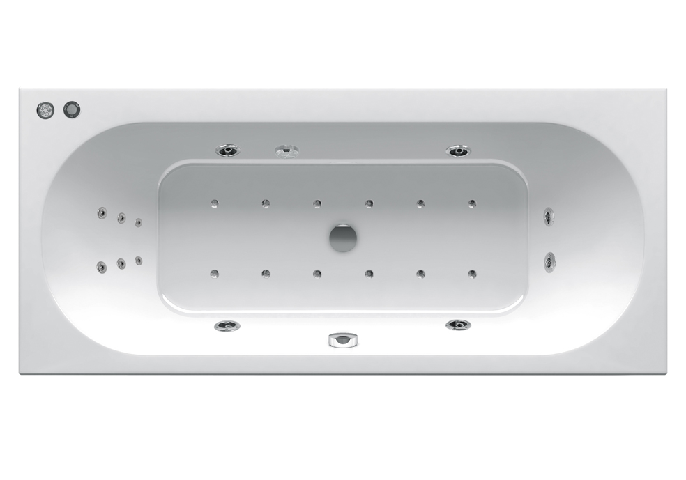 Гидромассажная ванна Ravak City Slim 180x80   Beauty Pro белый (GMSR1690) фото