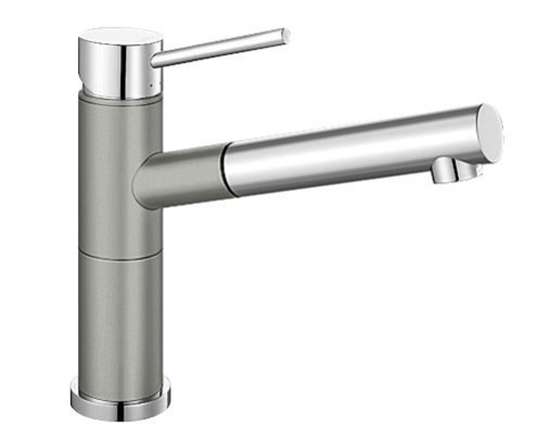 Смеситель кухонный Blanco Alta-S Compact хром/жемчужный (520730) фото