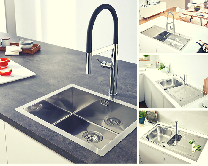 Кухонные мойки из стали Grohe
